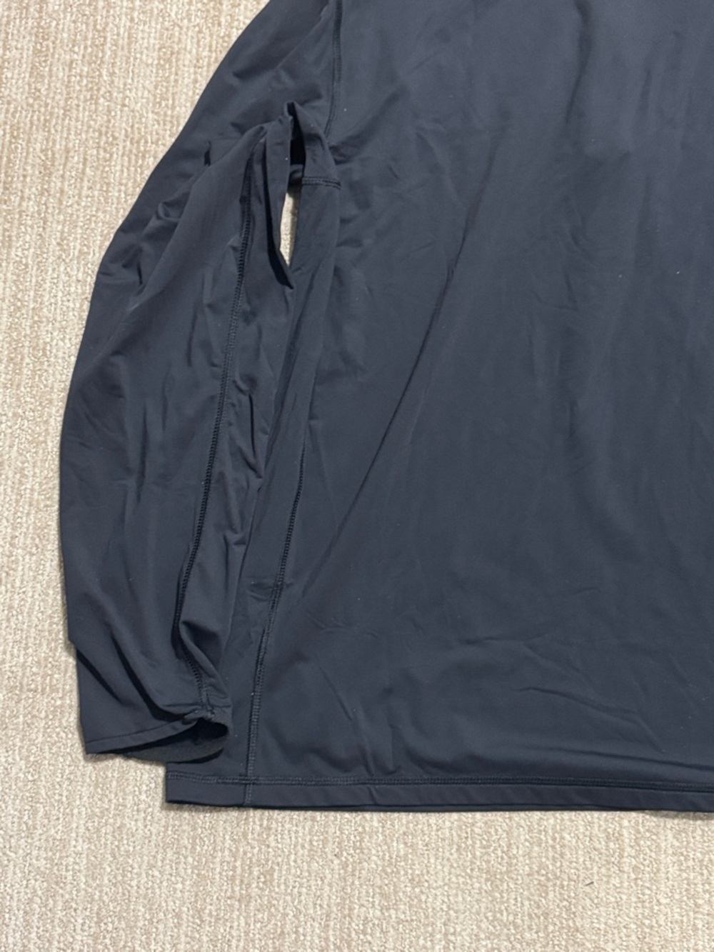 Greyson Tate Mockneck Quarter-Zip Pullover Men's XL Black Golf Performance Top - Picture 10 of 12